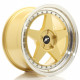 Cerchi in lega Japan Racing JR6 9.5x18 Gold w/ Machined Lip