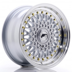 Cerchi in lega Japan Racing JR9 7.0x15 Silver w/ Machined Lip