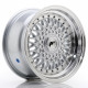 Cerchi in lega Japan Racing JR9 8.0x15 Silver w/ Machined Lip+Silver Rivets