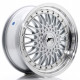 Cerchi in lega Japan Racing JR9 7.5x17 Silver w/ Machined Lip+Silver Rivets