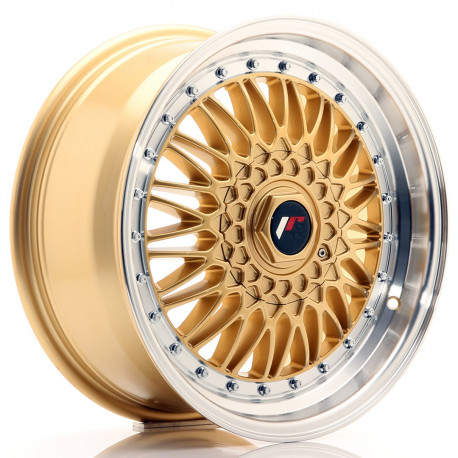 Cerchi in lega Japan Racing JR9 7.5x17 Gold w/ Machined Lip