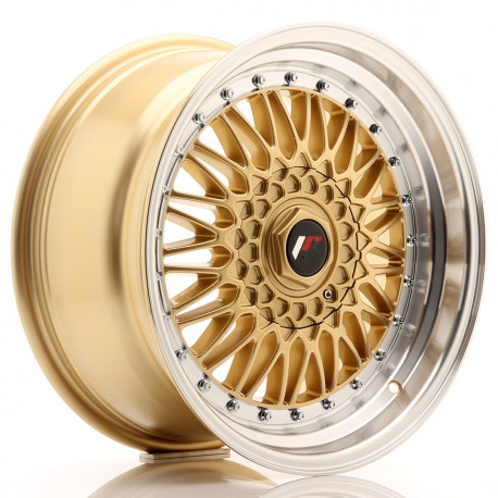 Cerchi in lega Japan Racing JR9 8.5x17 Gold w/ Machined Lip