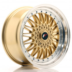 Cerchi in lega Japan Racing JR9 9.0x18 Gold w/ Machined Lip