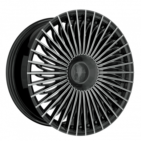 Cerchi in lega Keskin KT X1 9.5x21 Black Secret Diamond