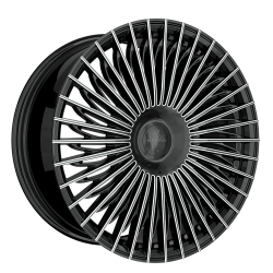 Cerchi in lega Keskin KT X1 8.5x19 Black Secret Diamond