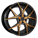 Cerchi in lega Keskin KT19N 8.5x19 Matt Black Front Copper