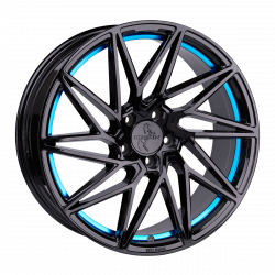 Cerchi in lega Keskin KT20 8.5x20 Black Painted Blue Inside