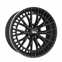 Cerchi in lega Mam GT2 8.5x19 Matt Black Lip Polish