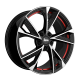 Cerchi in lega Mam RS6 7.0x16 Black Front Polish Red Inside