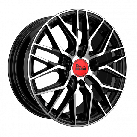 Cerchi in lega Mam RS4 7.0x16 Black Front Polish