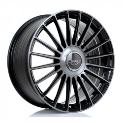 Cerchi in lega Judd JSF8 9.0x20 Gloss Black Titanium Brushed