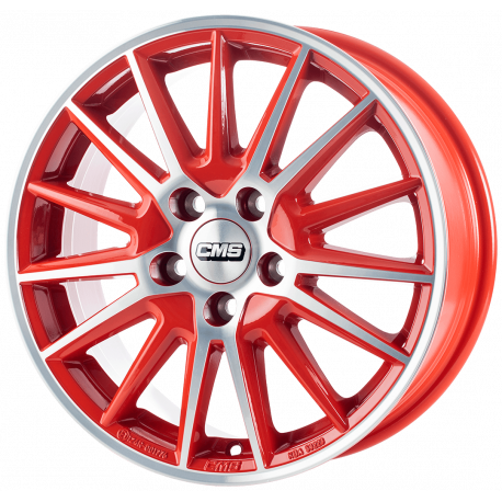 Cerchi in lega Cms C23 6.5x16 Diamond Red Gloss