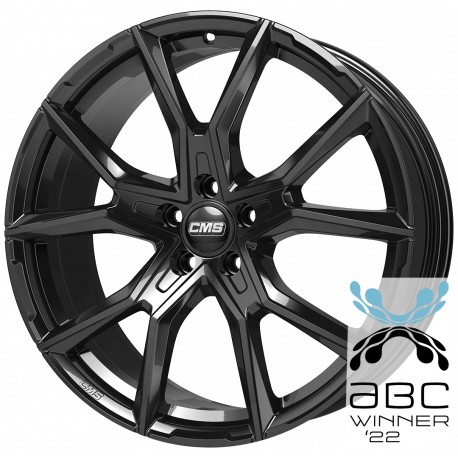 Cerchi in lega Cms C33 8.5x20 Complete Black Gloss
