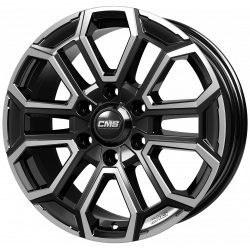 Cerchi in lega Cms C35 7.5x17 Diamond Black Gloss
