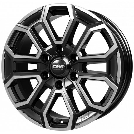 Cerchi in lega Cms C35 7.5x17 Diamond Black Gloss