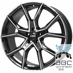 Cerchi in lega Cms C33 8.0x18 Diamond Black Gloss