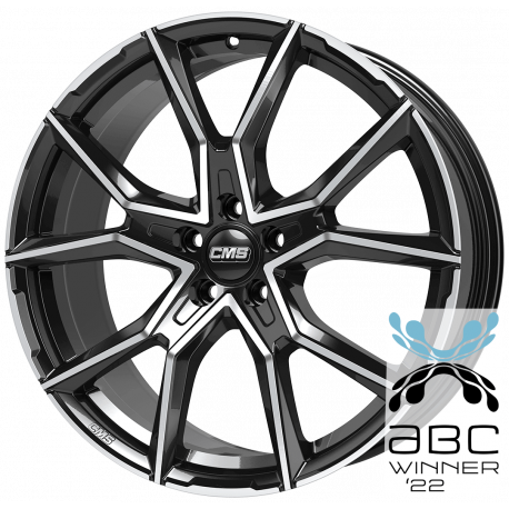 Cerchi in lega Cms C33 8.0x18 Diamond Black Gloss