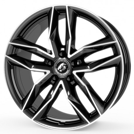 Cerchi in lega Damina DM05 8.5x19 Black Polished