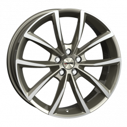 Cerchi in lega Autec Astana 9.0x19 Titanium Silver Polished