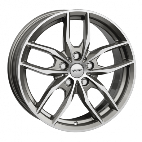 Cerchi in lega Autec Bavaris 7.0x17 Titanium Silver Polished