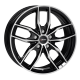 Cerchi in lega Autec Bavaris 7.5x18 Black Polished