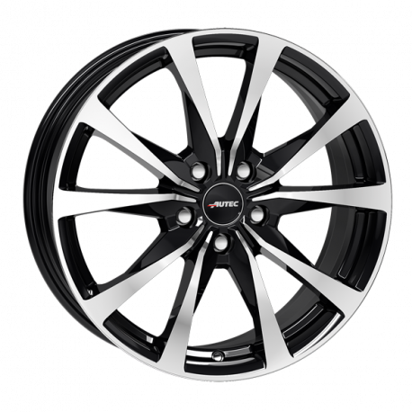 Cerchi in lega Autec Brixen 6.5x16 Black Polished