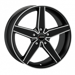 Cerchi in lega Autec Delano 8.0x19 Black Matt Polished