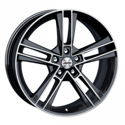Cerchi in lega Autec Rias 8.5x20 Black Metallic Polished