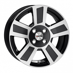 Cerchi in lega Autec Tigris 6.0x14 Black Polished