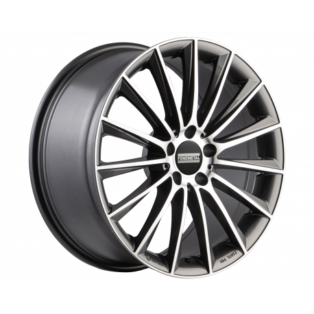 Cerchi in lega Fondmetal AIDON (FMI04 MAL) 9.5x20 Glossy Titanium Machined