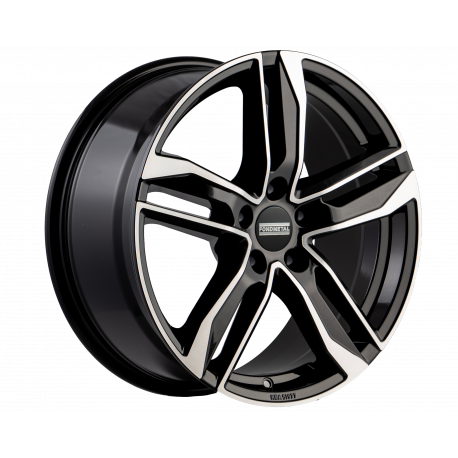 Cerchi in lega Fondmetal HEXIS (FMI01) 8.0x18 Glossy Black Machined