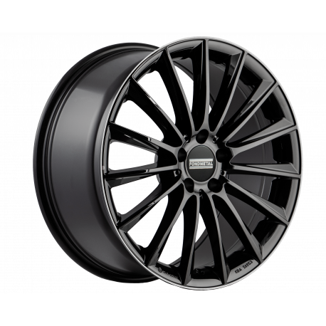 Cerchi in lega Fondmetal AIDON (FMI04) 8.0x18 Glossy Black Machined Lip