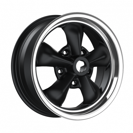 Cerchi in lega Fondmetal TT01 6.0x15 Matt Black Machined No Clearcoat Machined Lip