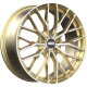 Cerchi in lega Fondmetal MAKHAI (FMI05) 9.0x20 Glossy Gold Machined