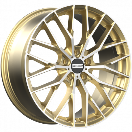 Cerchi in lega Fondmetal MAKHAI (FMI05) 9.0x20 Glossy Gold Machined