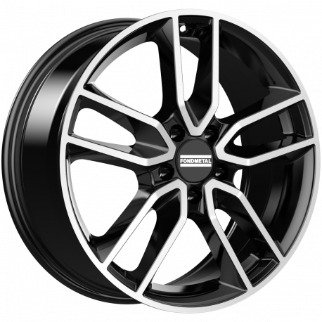 Cerchi in lega Fondmetal KOROS (FMI06) 7.0x17 Glossy Black Machined