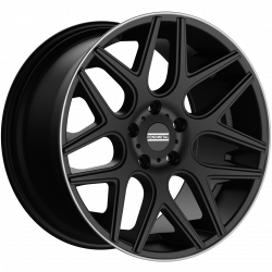 Cerchi in lega Fondmetal MOROS (STC-MS) 9.5x20 Matt Black Machined Lip