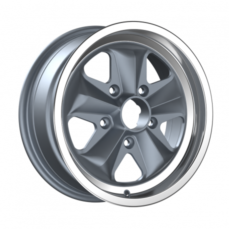 Cerchi in lega Fondmetal HF15 5.0x15 Matt Silver Machined Lip