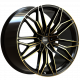 Cerchi in lega Fondmetal STC-23 10.0x23 Black Clearcoat Glossy Gold Machined