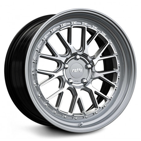 Cerchi in lega Raffa RS-03 10.0x20 Silver Polished Lip