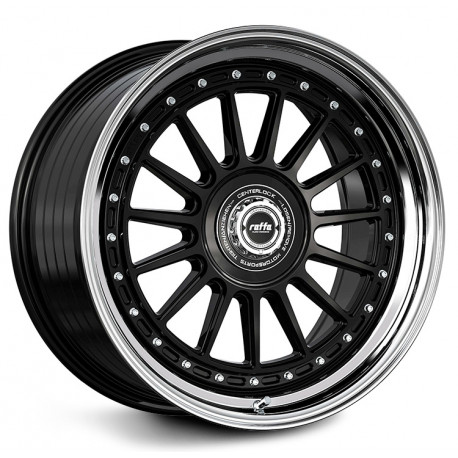 Cerchi in lega Raffa RF-04 8.5x19 Black Polished Lip