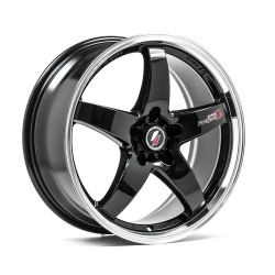 Cerchi in lega Lenso D1R 8.0x18 Gloss Black & Polished