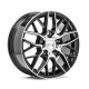 Cerchi in lega 1AV ZX11T 8.0x18 Gloss Black & Polished