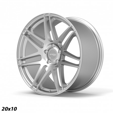 Cerchi in lega Strom STR3 10.0x20 Quartz Silver