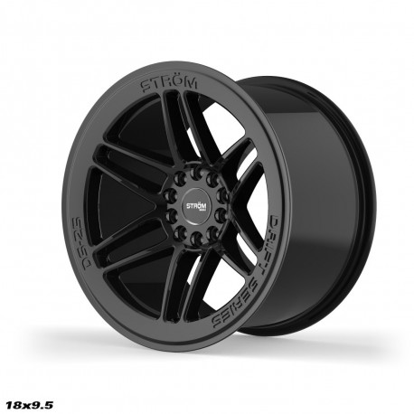 Cerchi in lega Strom DS-25 9.5x18 Gloss Black