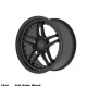 Cerchi in lega Strom DS-05 9.0x18 Full Satin Black W/ Gold Rivets