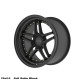 Cerchi in lega Strom DS-05 9.5x18 Full Satin Black W/ Gold Rivets