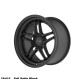 Cerchi in lega Strom DS-05 9.5x18 Full Satin Black W/ Black Rivets