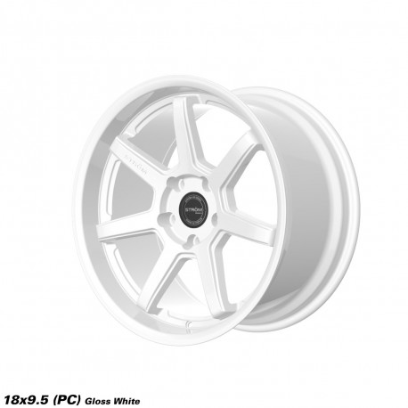 Cerchi in lega Strom DS-15 9.5x18 Full Gloss White