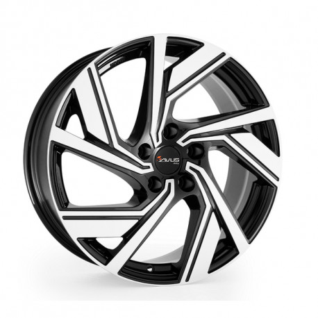 Cerchi in lega Platin P 114 7.5x19 Black Polished